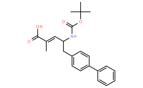 (2E,4R)-5-[1,1'-联苯]-4-基-4-[[叔丁氧羰基]氨基]-2-甲基-2-戊烯酸
