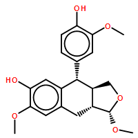 (1S，3AR，4S，9AR)-1，3，3A，4，9，9A-六氫-4-(4-羥基-3-甲氧基苯基)-1，7-二甲氧基萘并[2，3-C]呋喃-6-醇