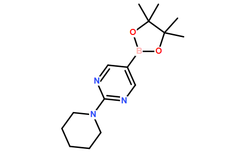 2-(哌啶-1-基)嘧啶-5-硼酸嚬哪醇酯