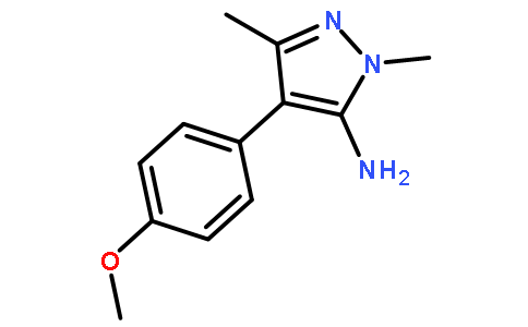 4-(4-METHOXY-PHENYL)-2,5-DIMETHYL-2H-PYRAZOL-3-YLAMINE