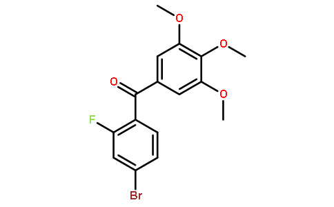 Methanone, (4-bromo-2-fluorophenyl)(3,4,5-trimethoxyphenyl)-
