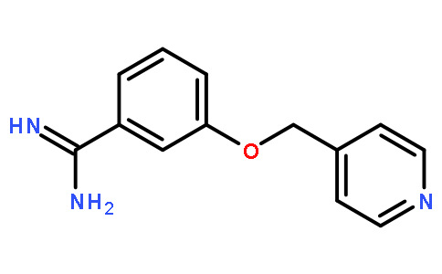 3-(pyridin-4-ylmethoxy)benzenecarboximidamide