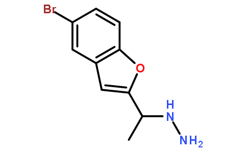 1-(5-bromo-1-benzofuran-2-yl)ethylhydrazine