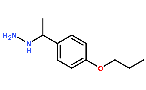 1-(4-propoxyphenyl)ethylhydrazine