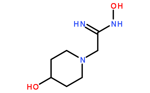 N-hydroxy-2-(4-hydroxypiperidine-1-yl)acetamidine