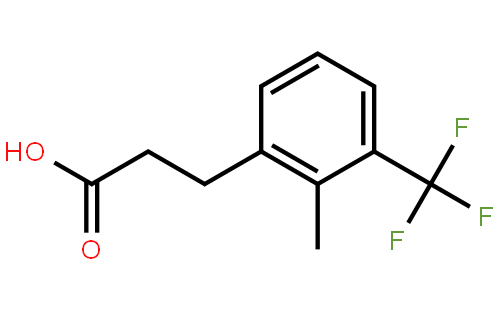 3-[2-methyl-3-(trifluoromethyl)phenyl]propanoic acid
