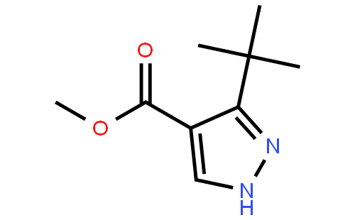 3-(叔丁基)-1H-吡唑-4-羧酸甲酯