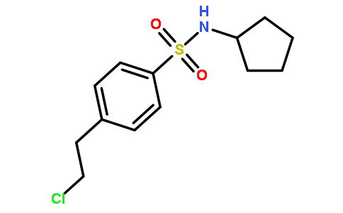 4-(2-Chloroethyl)-N-cyclopentylbenzenesulfonamide