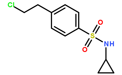 4-(2-Chloroethyl)-N-cyclopropylbenzenesulfonamide