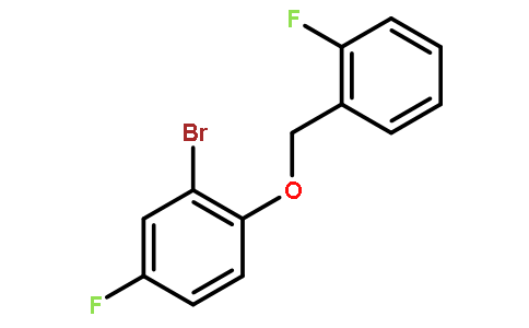 2-Bromo-4-fluoro-1-((2-fluorobenzyl)oxy)benzene