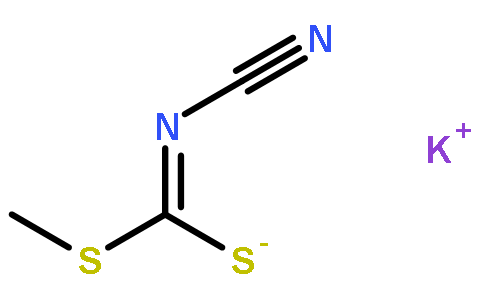 氰基亚胺基二硫代甲酸甲酯单钾盐