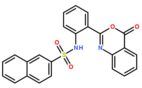 N-[2-(4-氧代-4H-3,1-苯丙恶嗪-2-基)苯基]-2-萘磺酰胺
