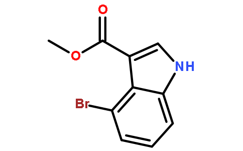 1H-INDOLE-3-CARBOXYLIC ACID,4-BROMO-,METHYL ESTER