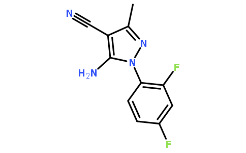 5-Amino-1-(2,4-difluorophenyl)-3-methyl-1H-pyrazole-4-carbonitrile