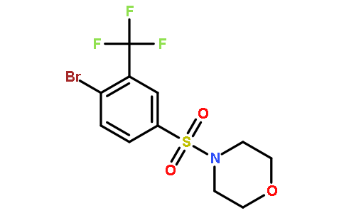 4-((4-Bromo-3-(trifluoromethyl)phenyl)sulfonyl)morpholine