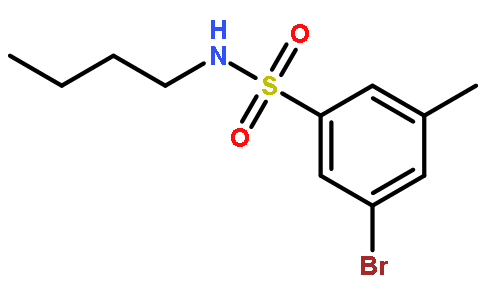 3-Bromo-N-butyl-5-methylbenzenesulfonamide