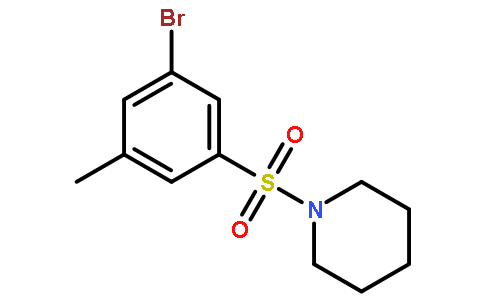 1-((3-Bromo-5-methylphenyl)sulfonyl)piperidine