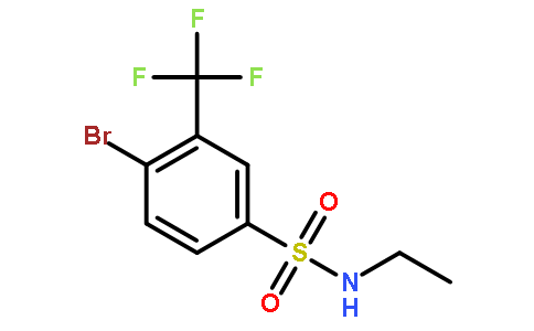4-Bromo-N-ethyl-3-(trifluoromethyl)benzenesulfonamide
