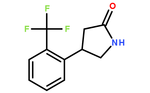 2-Pyrrolidinone, 4-[2-(trifluoromethyl)phenyl]-
