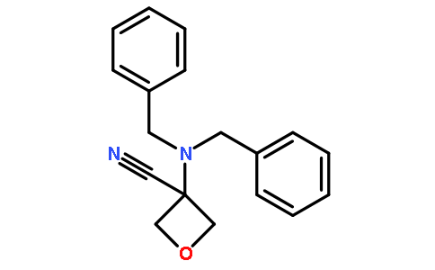 3-(Dibenzylamino)oxetane-3-carbonitrile