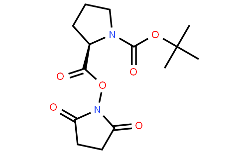 BOC-D-脯氨酸羟基琥珀酰亚胺硬脂酸酯