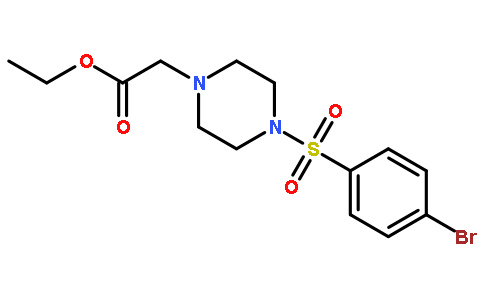 Ethyl 2-(4-((4-bromophenyl)sulfonyl)piperazin-1-yl)acetate