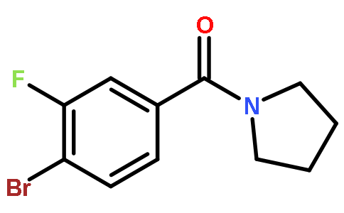 1-[(4-Bromo-3-fluorophenyl)carbonyl]pyrrolidine