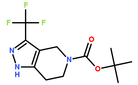 tert-butyl 3-(trifluoromethyl)-6,7-dihydro-1H-pyrazolo[4,3-c]pyridine-5(4H)-carboxylate