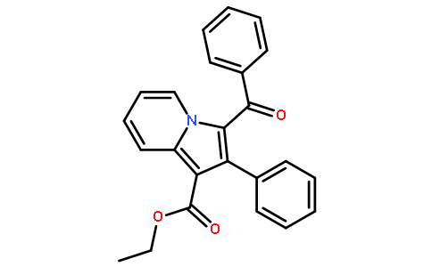 3-Benzoyl-2-phenyl-indolizine-1-carboxylic acid ethyl ester