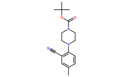 tert-Butyl 4-(2-cyano-4-methylphenyl)piperazine-1-carboxylate