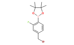 2-[4-(bromomethyl)-2-fluorophenyl]-4,4,5,5-tetramethyl-1,3,2-dioxaborolane