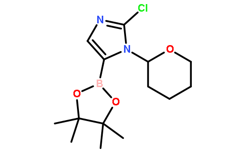 2-Chloro-1-(tetrahydro-2H-pyran-2-yl)-5-(4,4,5,5-tetramethyl-1,3,2-dioxaborolan-2-yl)-1H-imidazole