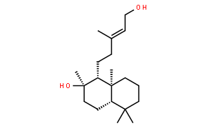 賴百當-13-烯-8，15-二醇