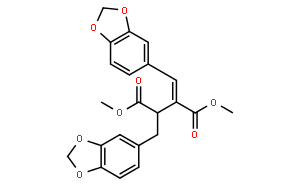 103001-05-4  (E)-(1，3-苯并二恶茂-5-甲基)(1，3-苯并二恶茂-5-亚甲基)丁二酸二甲酯