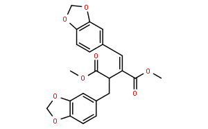 103001-05-4  (E)-(1，3-苯并二惡茂-5-甲基)(1，3-苯并二惡茂-5-亞甲基)丁二酸二甲酯