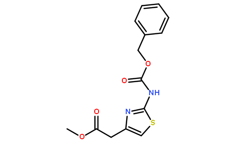 2-(2-苄氧羰基氨基噻唑-4-基)乙酸甲酯