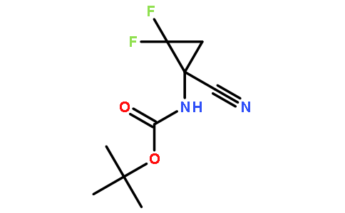 N-T-BOC-2,2-DIFLUORO-1-AMINO-1-CYCLOPROPANECARBONITRILE