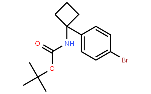 tert-Butyl (1-(4-bromophenyl)cyclobutyl)carbamate