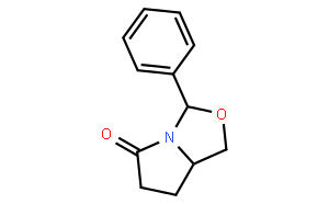 (+)-(3R,7αS)-Tetrahydro-3-phenyl-3H,5H-pyrrolo1,2-coxaole-5-one