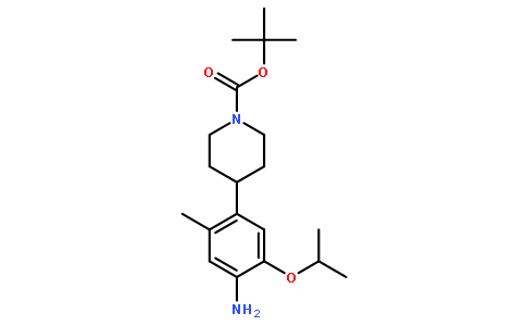 N-BOC-4-(4-氨基-5-异丙氧基-2-甲基苯基)哌啶