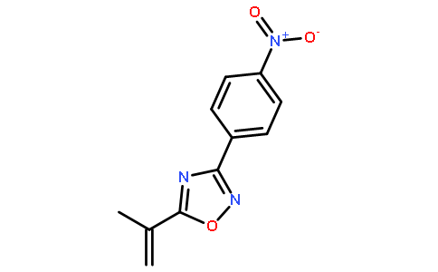 3-(4-Nitrophenyl)-5-(prop-1-en-2-yl)-1,2,4-oxadiazole