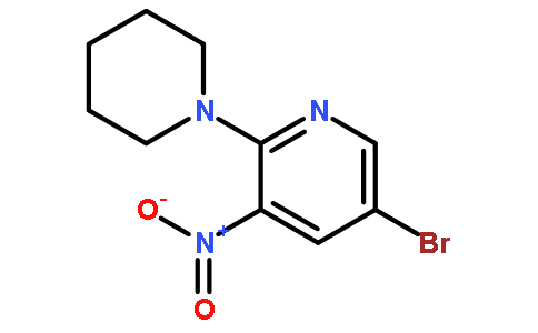 5-Bromo-3-nitro-2-(piperidin-1-yl)pyridine