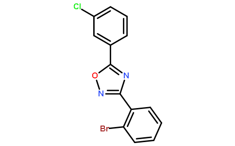 3-(2-Bromophenyl)-5-(3-chlorophenyl)-1,2,4-oxadiazole