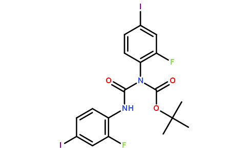 tert-Butyl 2-fluoro-4-iodophenyl(2-fluoro-4-iodophenylcarbamoyl)carbamate