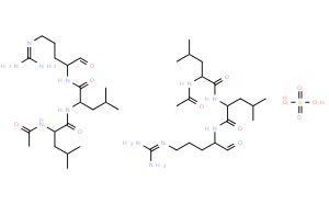 (S)-2-乙酰氨基-N-((S)-1-((S)-5-胍基-1-氧代戊烷-2-基)氨基)-4-甲基-1-氧代戊烷-2-基)-4-甲基戊酰胺半硫酸盐