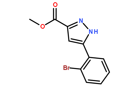 Methyl 5-(2-bromophenyl)-1H-pyrazole-3-carboxylate