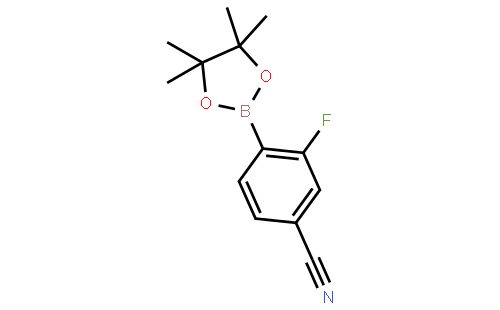 3-Fluoro-4-(4,4,5,5-tetramethyl-1,3,2-dioxaborolan-2-yl)benzonitrile