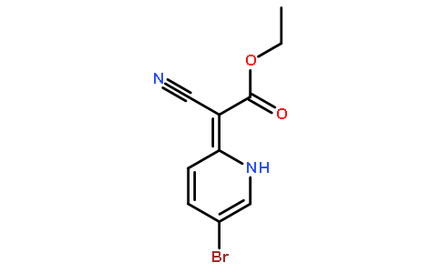 Ethyl 2-(5-bromopyridin-2(1H)-ylidene)-2-cyanoacetate