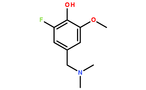 4-(Dimethylaminomethyl)-6-fluoro-2-methoxyphenol