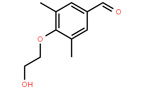 4-(2-Hydroxyethoxy)-3,5-dimethylbenzaldehyde